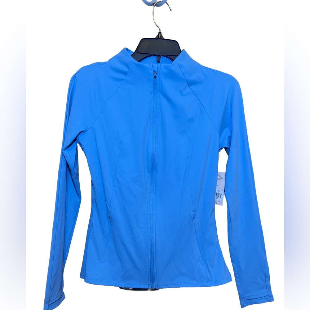 Danskin Track jacket Blue Long Sleeve Top
